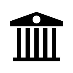 court icon or logo isolated sign symbol vector illustration - high quality black style vector icons
