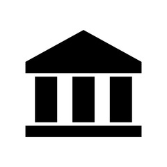 court icon or logo isolated sign symbol vector illustration - high quality black style vector icons
