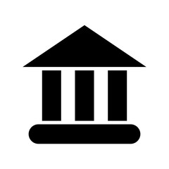 court icon or logo isolated sign symbol vector illustration - high quality black style vector icons
