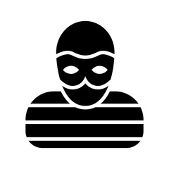 criminal icon or logo isolated sign symbol vector illustration - high quality black style vector icons
