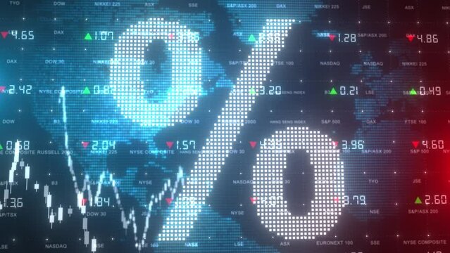 Chart graph inflation increase rise in interest rates percentage numbers