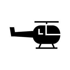 helicopter icon or logo isolated sign symbol vector illustration - high quality black style vector icons
