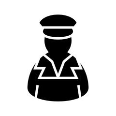 pilot icon or logo isolated sign symbol vector illustration - high quality black style vector icons
