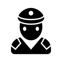 pilot icon or logo isolated sign symbol vector illustration - high quality black style vector icons
