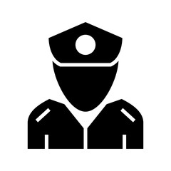 pilot icon or logo isolated sign symbol vector illustration - high quality black style vector icons
