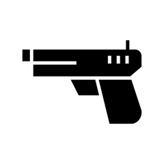 gun icon or logo isolated sign symbol vector illustration - high quality black style vector icons
