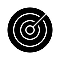 radar icon or logo isolated sign symbol vector illustration - high quality black style vector icons
