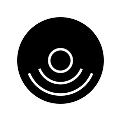 radar icon or logo isolated sign symbol vector illustration - high quality black style vector icons
