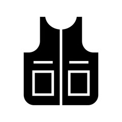 vest icon or logo isolated sign symbol vector illustration - high quality black style vector icons
