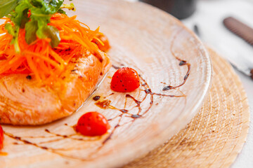 Salmon, Platillos de la Alta cocina Internacional