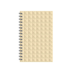 Notepad color vector illustration, isolated white background
