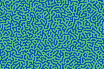Turing pattern. Textures common in nature such as stripes and spots  biology, biotechnology, chemistry and science abstract vector background.
