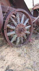 wooden wheel old cars