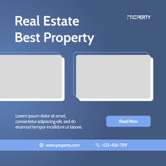 Real estate sales social media Post business abstract vector template design. cover modern layout, annual report, poster, flyer, geometric shapes for tech, science, marketing business