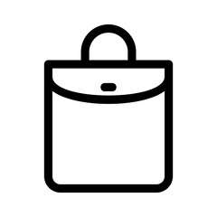 bags icon or logo isolated sign symbol vector illustration - high quality black style vector icons
