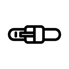 belt icon or logo isolated sign symbol vector illustration - high quality black style vector icons
