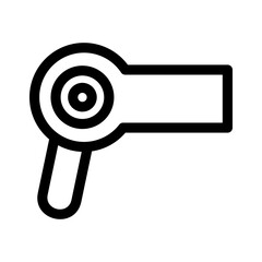 blow dryer icon or logo isolated sign symbol vector illustration - high quality black style vector icons
