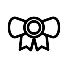 Obraz premium bow icon or logo isolated sign symbol vector illustration - high quality black style vector icons 
