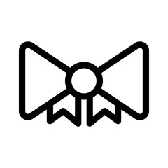 Obraz premium bow icon or logo isolated sign symbol vector illustration - high quality black style vector icons 