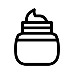 cream icon or logo isolated sign symbol vector illustration - high quality black style vector icons
