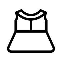 dress icon or logo isolated sign symbol vector illustration - high quality black style vector icons
