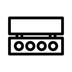 eyeshadow icon or logo isolated sign symbol vector illustration - high quality black style vector icons
