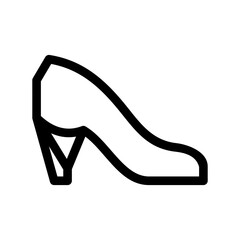 high heels icon or logo isolated sign symbol vector illustration - high quality black style vector icons
