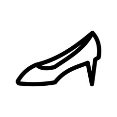 high heels icon or logo isolated sign symbol vector illustration - high quality black style vector icons
