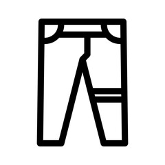 jeans icon or logo isolated sign symbol vector illustration - high quality black style vector icons
