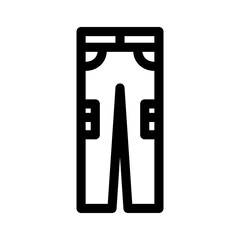 jeans icon or logo isolated sign symbol vector illustration - high quality black style vector icons
