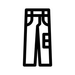 jeans icon or logo isolated sign symbol vector illustration - high quality black style vector icons
