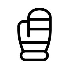 mittens icon or logo isolated sign symbol vector illustration - high quality black style vector icons
