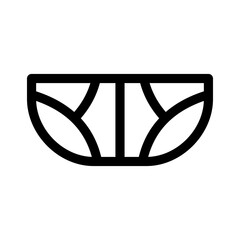 panties icon or logo isolated sign symbol vector illustration - high quality black style vector icons
