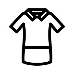 polo shirt icon or logo isolated sign symbol vector illustration - high quality black style vector icons
