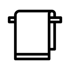 towel icon or logo isolated sign symbol vector illustration - high quality black style vector icons
