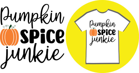 New Pumpkin t shirt design vector