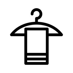 towel icon or logo isolated sign symbol vector illustration - high quality black style vector icons
