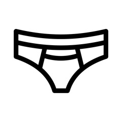Fototapeta na wymiar underwear icon or logo isolated sign symbol vector illustration - high quality black style vector icons 