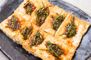 Korean Food Braised Tofu - Dubu jorim