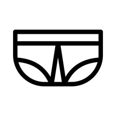 underwear icon or logo isolated sign symbol vector illustration - high quality black style vector icons
