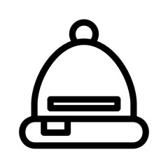 winter hat icon or logo isolated sign symbol vector illustration - high quality black style vector icons
