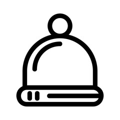 winter hat icon or logo isolated sign symbol vector illustration - high quality black style vector icons
