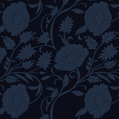 traditional Indian paisley pattern on      background