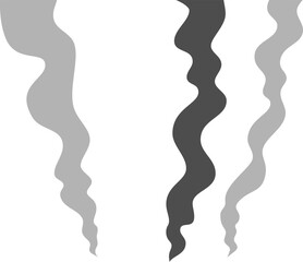 Smoke generated by fire