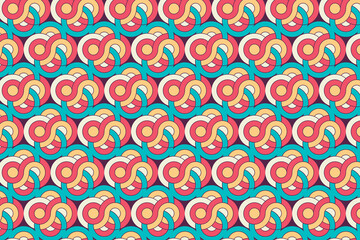 Fototapeta premium Geometric seamless pattern