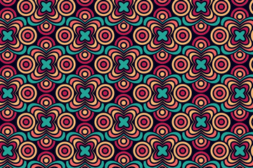 Fototapeta premium Geometric seamless pattern