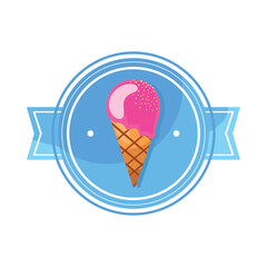 ice cream blue label