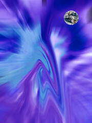 blue background/earth