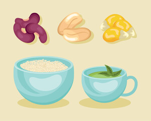 super foods icons