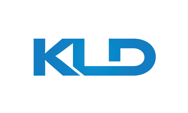 Connected KLD Letters logo Design Linked Chain logo Concept
